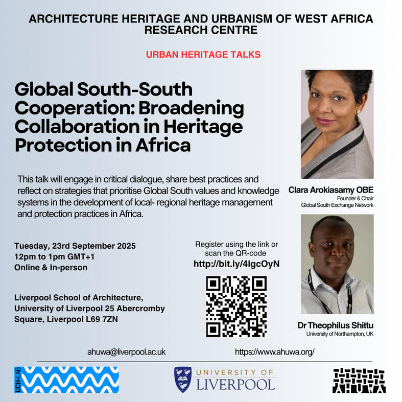 Urban+/Heritage Talk - Global South-South Cooperation: Broadening Collaboration in Heritage Protection in Africa